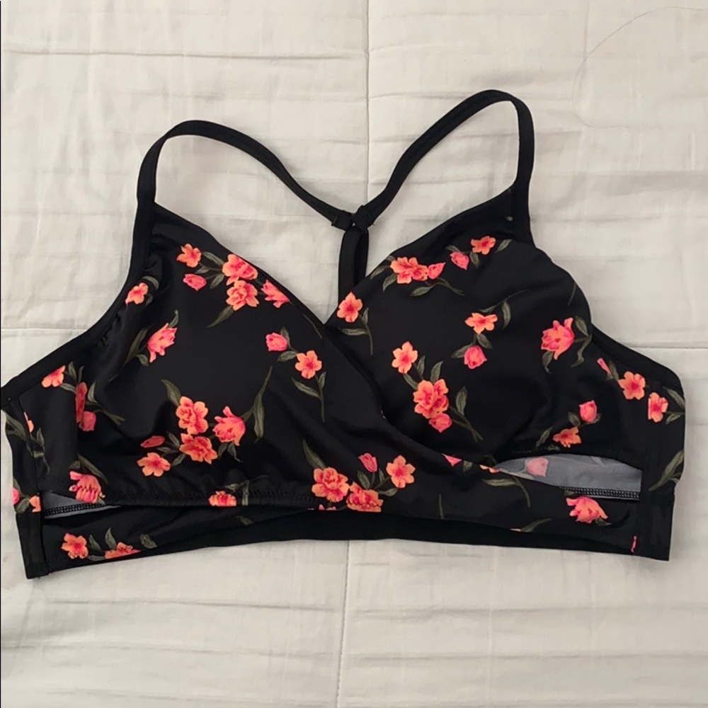 Gym to swim PINK sports bra/ swim top
